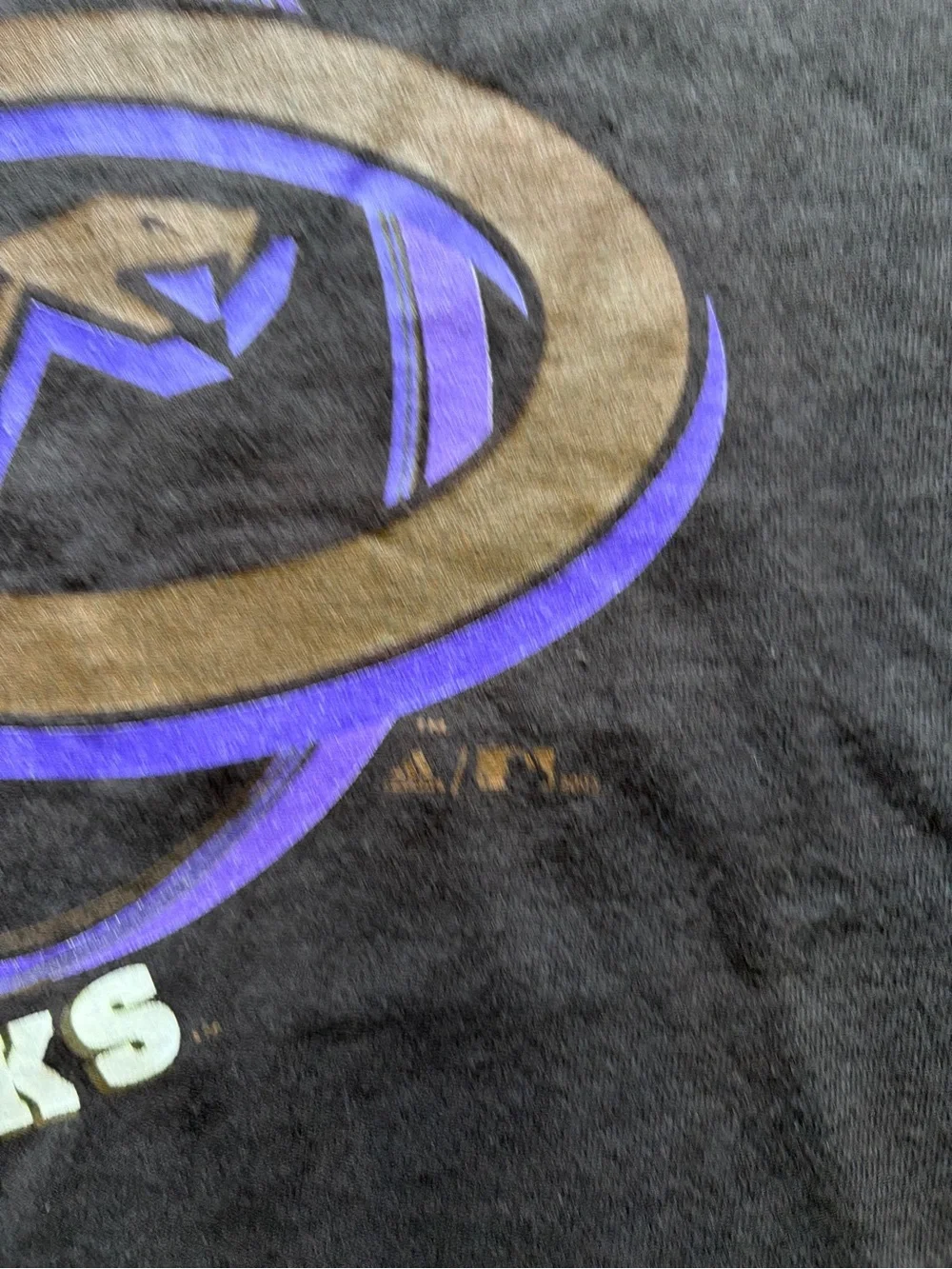 adidas Black Arizona Diamondbacks Logo Muscle Tee